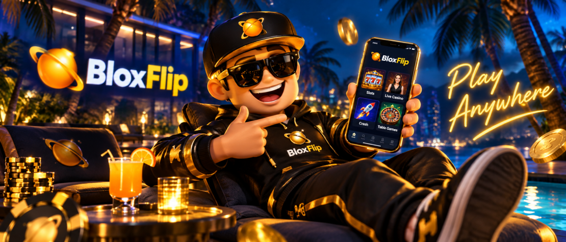 BloxFlip mobiilissa – casino ja kasinopelit puhelimella