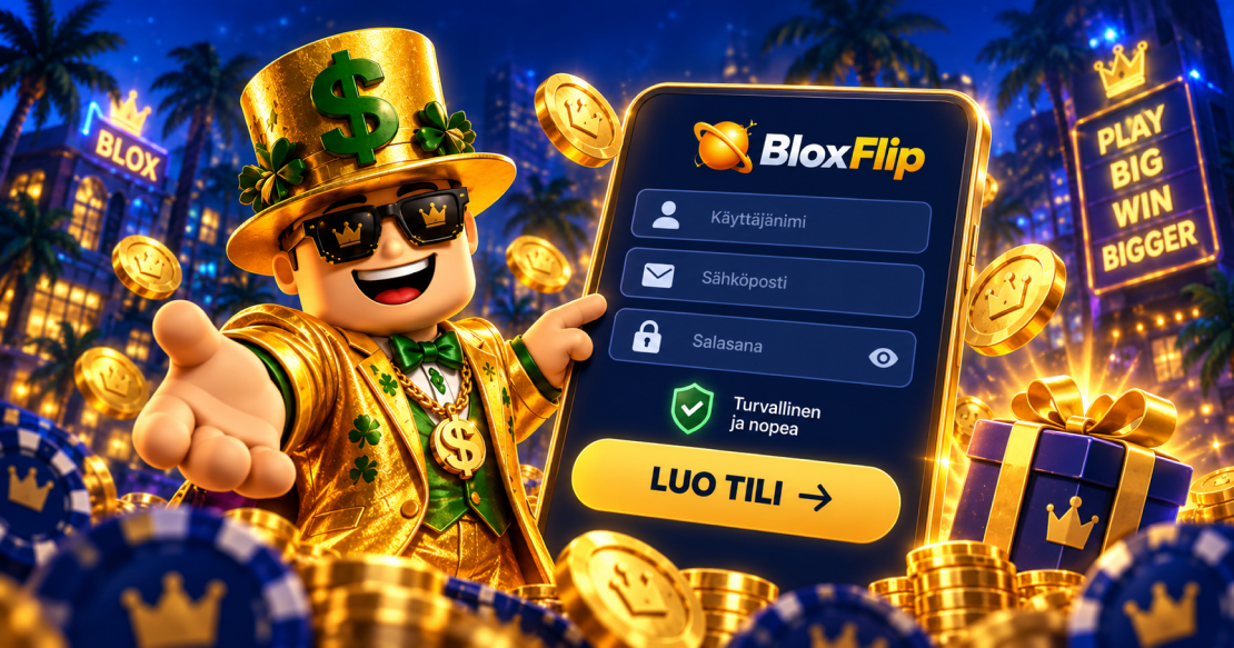 Rekisteröityminen BloxFlipiin